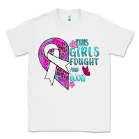 White This Girls Fought and Won Cancer Classic Tee - BundleAndBundleShop