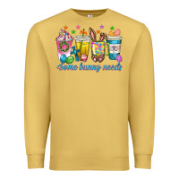 Antique Gold some bunny needs easter coffee cups Premium Sweatshirt - texasbilliewilder