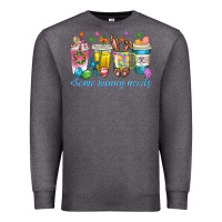 Charcoal Heather some bunny needs easter coffee cups Premium Sweatshirt - texasbilliewilder