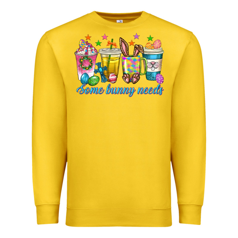 Some Bunny Needs Easter Coffee Cups Premium Sweatshirt by texasbilliewilder | Teevron