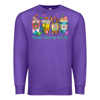 Purple some bunny needs easter coffee cups Premium Sweatshirt - texasbilliewilder