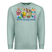 Seafoam some bunny needs easter coffee cups Premium Sweatshirt - texasbilliewilder