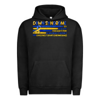 Pigment Black down syndrome Urban Hoodie - Artiststas