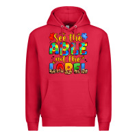 Cardinal see the able not the label Premium Hoodie - JahusDesignShop