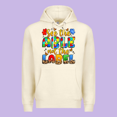 See The Able Not The Label Premium Hoodie Designed By Jahusdesignshop