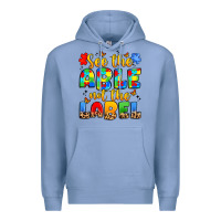 Colony Blue see the able not the label Premium Hoodie - JahusDesignShop
