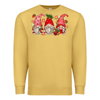 Antique Gold strawberry gnomes Premium Sweatshirt - Zillion Design Studio