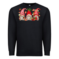 Black strawberry gnomes Premium Sweatshirt - Zillion Design Studio