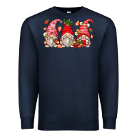 Navy strawberry gnomes Premium Sweatshirt - Zillion Design Studio