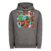 Pigment Tornado football leopard cactus seamless pattern Urban Hoodie - JahusDesignShop