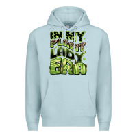 Blue Mist in my plant lady era Premium Hoodie - JahusDesignShop