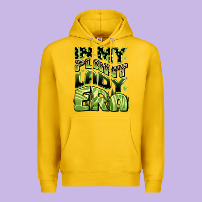 In My Plant Lady Era Premium Hoodie Designed By Jahusdesignshop