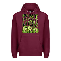 Burgundy in my plant lady era Premium Hoodie - JahusDesignShop