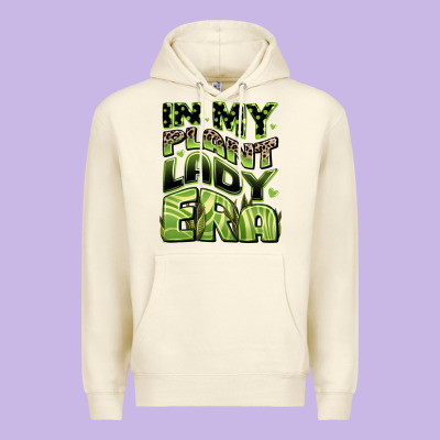 In My Plant Lady Era Premium Hoodie Designed By Jahusdesignshop