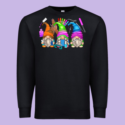 Nail Tech Gnomes Premium Sweatshirt Designed By Zillion Design Studio