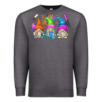 Charcoal Heather nail tech gnomes Premium Sweatshirt - Zillion Design Studio