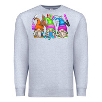 Heather Grey nail tech gnomes Premium Sweatshirt - Zillion Design Studio