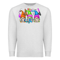 Oatmeal Heather nail tech gnomes Premium Sweatshirt - Zillion Design Studio