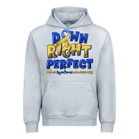 Heather Grey down right perfect down syndrome Urban Hoodie - Artiststas