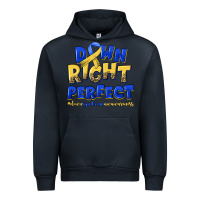 Navy down right perfect down syndrome Urban Hoodie - Artiststas