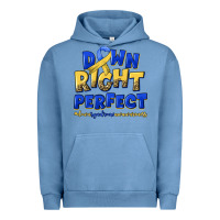 Pigment Pebble Blue down right perfect down syndrome Urban Hoodie - Artiststas