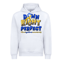White down right perfect down syndrome Urban Hoodie - Artiststas