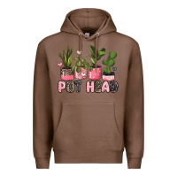 Chestnut pot head plants Premium Hoodie - JahusDesignShop