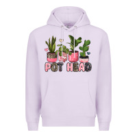 Lilac pot head plants Premium Hoodie - JahusDesignShop