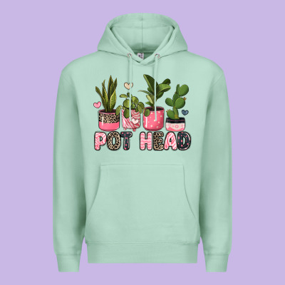 Pot Head Plants Premium Hoodie Designed By Jahusdesignshop