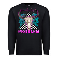 Black somebodys problem Premium Sweatshirt - texasbilliewilder
