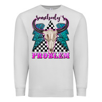 Dove Grey somebodys problem Premium Sweatshirt - texasbilliewilder