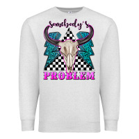 Oatmeal Heather somebodys problem Premium Sweatshirt - texasbilliewilder