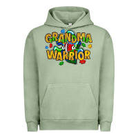Pigment Oil Green grandma of a warrior Urban Hoodie - Artiststas