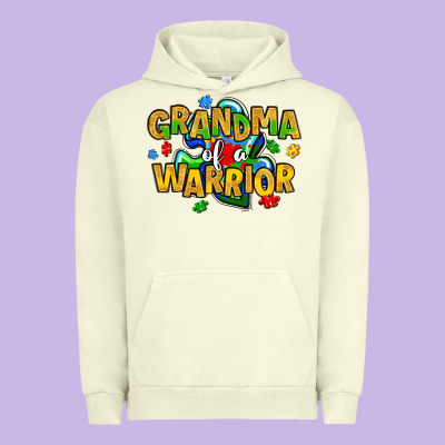 Grandma Of A Warrior Urban Hoodie Designed By Artiststas
