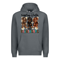 Rock everything is better with dachshunds Premium Hoodie - JahusDesignShop