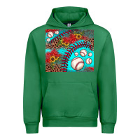 Emerald baseball leopard turquoise sunflower Urban Hoodie - JahusDesignShop