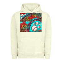 Pigment Pistachio baseball leopard turquoise sunflower Urban Hoodie - JahusDesignShop