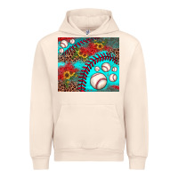 Sandshell baseball leopard turquoise sunflower Urban Hoodie - JahusDesignShop