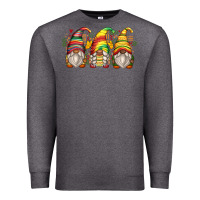 Charcoal Heather juneteenth gnomes Premium Sweatshirt - Zillion Design Studio