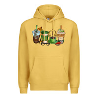 Antique Gold lawyer coffee cups Premium Hoodie - AdoDesignShop