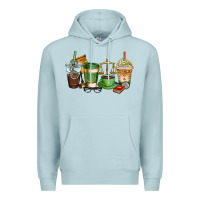 Blue Mist lawyer coffee cups Premium Hoodie - AdoDesignShop