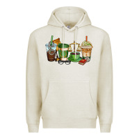 Oatmeal Heather lawyer coffee cups Premium Hoodie - AdoDesignShop