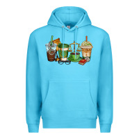 Ocean Blue lawyer coffee cups Premium Hoodie - AdoDesignShop