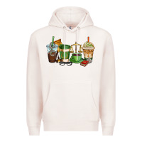 Pale Pink lawyer coffee cups Premium Hoodie - AdoDesignShop