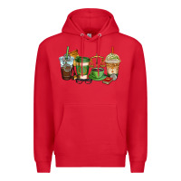 Red lawyer coffee cups Premium Hoodie - AdoDesignShop
