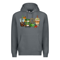 Rock lawyer coffee cups Premium Hoodie - AdoDesignShop