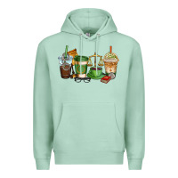 Seafoam lawyer coffee cups Premium Hoodie - AdoDesignShop