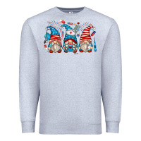 Heather Grey american nurse gnomes Premium Sweatshirt - Zillion Design Studio
