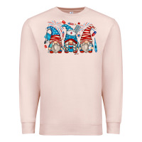 Pale Pink american nurse gnomes Premium Sweatshirt - Zillion Design Studio