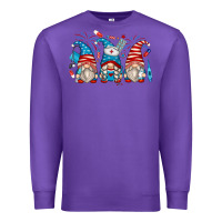 Purple american nurse gnomes Premium Sweatshirt - Zillion Design Studio